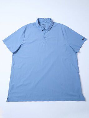 RHONE Tech Performance Polo Shirt XXL Short Sleeve Golf Blue